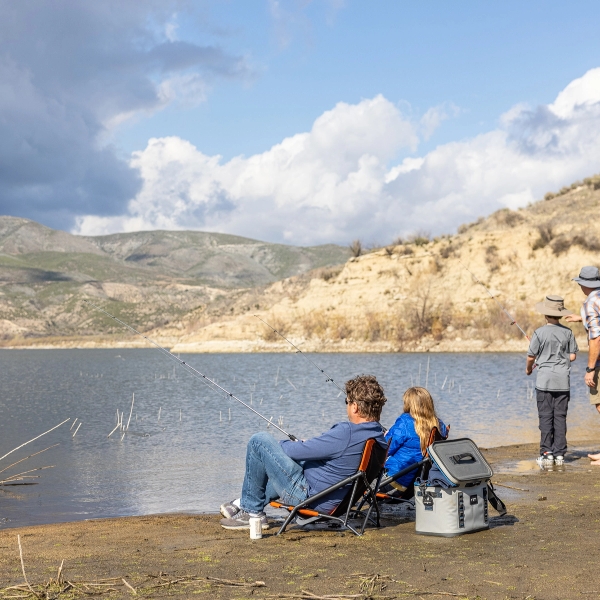 People fishing and relaxing at Vail Lake Resort Temecula CA